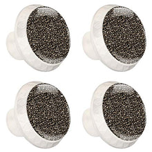 Maniglie per cassetti Manopole per cassetti Manopole rotonde Confezione da 4 per armadietto, cassetti, cassettiere, cassettiere ecc. leopardato