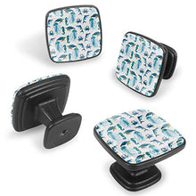 Marlin granchi tartarughe e meduse Pomelli per Porta Set di 4 Pomelli per Mobili Manopole per Cassetti Cucina Armadio Vetro