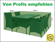 Glorytec Copertura per mobili da Giardino 200x160x70 - Protezione Impermeabile Contro Vento e intemperie - Copertura di Protezione per tavoli da Giardino Quadrati e per sedute Lounge