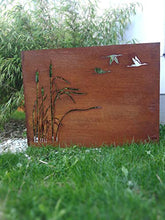 Zen Man - Paravento in lamiera d'Acciaio, 1 mm, 032004, 100 x 75 cm