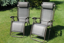Olive Grove - Set composto da 2 sedie da giardino imbottite, rivestimento in textolina impermeabile Tweed
