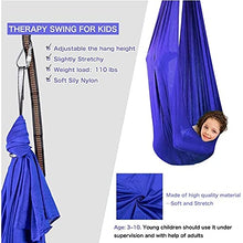 WCX - Amaca elastica per interni e interni, per terapie per bambini, con autismo, ADHD, Aspergers, integrazione sensoriale
