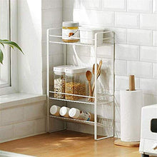 Zixin Scaffale Inclinato Multi-Layer Storage Storage Rack Desktop Organizer Desktop Organizer Multifunzione Multifunzione Iron 3 Tier Shelf