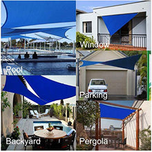 TRITTHOCKER 3.6 * 3.6, Vela Ombra Impermeabile e Parasole Anti-Ultravioletta, Adatta a terrazzo Giardino Prato Ponte capannone,Royal Blue