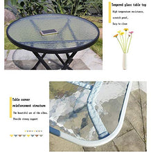 SCDXJ Pezzi Tavolino da Giardino Pieghevoli, Mobili da Esterno per Giardino,Terrazza e Balcone,A-70cm*70cm-Square