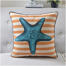 MEILING Mar Mediterraneo Style Cuscino Semplice Cotone Lino Cuscini del Divano Cuscino (Dimensioni : 45cm)