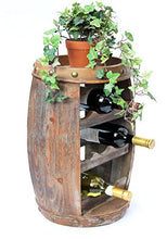 DanDiBo Scaffale-Vino Botte Vini 1555 Bar Porta-Bottiglie 50cm per 8 bottigl. Scaffale Botte Botte-Legno
