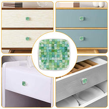 Piastrella verde 4 PCS Pomelli per Porta, Pomolo per Mobile, Pomelli per Mobili con Viti, Maniglia per Armadietto, Pomelli per Porta, Pomelli per Cassetti per Porta, Armadio, Cassetto e Credenza