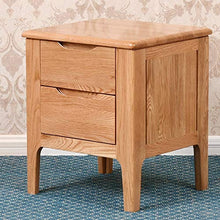 Comodini Casa Camera Accessori Ufficio universitaria legno Comodino White Oak Comodino con 2 cassetti - Comodino Mobili Comodino con cassetto ( Colore : Marrone , Dimensione : 42x40x52CM )