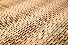 Paravento per balcone, 10 cm x 10 cm, in rattan sintetico