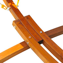 Outsunny Amaca da Giardino con Supporto Max 120kg Legno 3.15 × 1 × 1.1m