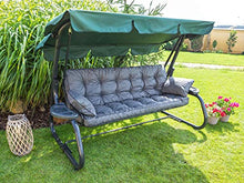 Cuscino per dondolo da giardino con schienale, larghezza seduta 150 cm