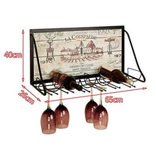 WLABCD Scaffale per Vino, Bar, Ristorante, Appeso, Bicchiere Di Vino, Soffitto S Dorato, Bottiglia Di Vino Cremagliera Del Bicchiere da Bicchieri Di Vino Stemware Rack Regolabili Altezza Di Altezza