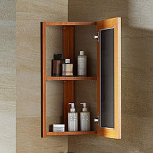 ZQ- Armadietto Angolare con Specchio per Bagno in Alluminio, Mobiletto Triangolare con Rack, 33 × 66 × 24 Cm ^_^