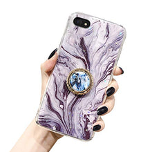 Suhctup Compatibile con Samsung Galaxy Note 9 Custodia in Slim Morbido Silicone TPU,Marmo Design con Glitter Brillantini Bling Cristallo Chiara Paraurti Protettiva Cover con Ring Kickstand -1