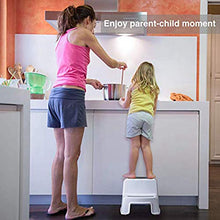Sgabelli A 2 Gradini per Bambini, Piedini Antiscivolo per Bambini, Gradini di Sicurezza per Bagno, Cucina E Servizi Igienici, Vasino,C