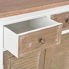vidaXL Credenza Elegante Carattere Rustico Solida Raffinata Pulizia Facile Classica Buffet Madia Mobiletto Armadio Bianco Legno Massello