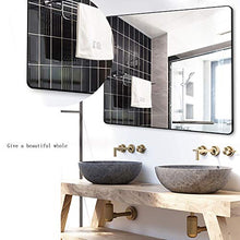 Full-length mirror Specchio da Bagno ad Angolo Tondo in Lega di Alluminio Specchio da Bagno a Parete Specchio da Trucco Specchio da Trucco Specchio da Bagno Specchio da Bagno