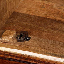 SKM Comodino in Legno Massello di Sheesham e Mango 30x40x50 cm