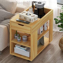 HUGUJ Tavolino tè con Side Angolo di 60 cm di Lunghezza, 30 cm di Larghezza Semplice Piccola Domestica Comodino, Mobile Sofa