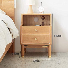 Comodino comodini moderno comodino in legno massiccio con forte capacità di cuscinetto per camera da letto, studio, ecc.