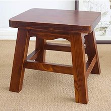 Sgabello Moderno Sgabello in Legno massello Cinese Classico Semplice da Pranzo Forte e Robusto (Colore : Figure 1, Dimensione : 26 * 31 * 27)