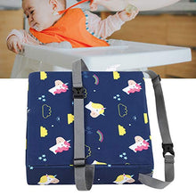 LZKW Cuscino per Sedia per Bambini, Cuscino per Sedia in Spugna per Tavolo da Pranzo Tessuto Oxford ad Alta densità Resistente alle Rughe per Soggiorno