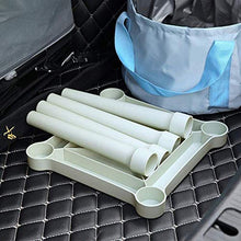 HLY - Sgabello semplice, portatile, in plastica, staccabile, per viaggi, casa, bagno, WC, 1231, A
