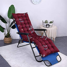 eewopjkj Cuscino per Lettino Prendisole Supporto per Schienale Alto Addensare Cuscino per Sedia Relax Extra-Large Cuscino reclinabile Cuscini per Sedia a Dondolo Cuscini da Giardino-burdy-a 48x155cm