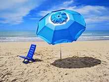 Joy Summer Ombrellone in Alluminio Spiaggia Mare con Camino Anti-Vento Ultra Leggero PANAREA - Blu