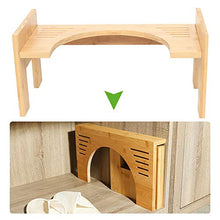 Fetcoi Sgabello WC in legno moderno pieghevole Squatty Potty Sedia WC per adulti e bambini