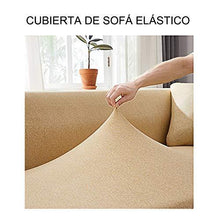 Copridivano a 2 posti, 1 pezzo, 2 posti, per braccioli, divano ad angolo con doppia seduta, protezione elastica per divano a 2 posti (120-190 cm), colore beige - Arredi Casa