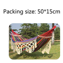 CYzpf Amaca da Campeggio Swing Macramé Portatile Leggero Mobili da Giardino per Esterni Singolo Equipaggiamento per Dormire in Tela Viaggi Beach Garden Lounging Indoor