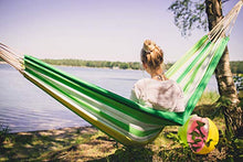 Amazonas Hammock Lambada Amaca, Apple, Cotone, Verde Chiaro, 320x140x5 cm