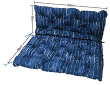 Homecall, cuscino da giardino, colore blu / marrone