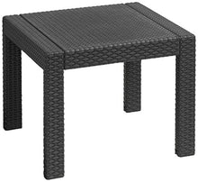 Allibert Victoria Tavolo, Grafite/Cool Grigio, 59 x 59 x 43 cm, 233783