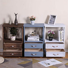 Comodino Comodino Camera da Letto Comodino Comodino 4 Colori Arredamento Moderno (Color : Blue, Size : One Size)