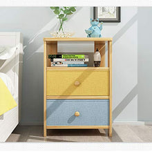 LICHUAN Tavolino moderno comodino con ripiano portaoggetti comodino con cassetto organizer per riporre oggetti, scrivania e camera da letto, tavolino da montare