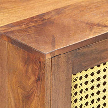 vidaXL Credenza 120x30x65 cm in Legno Massello di Mango