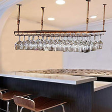 Rastrelliere per bicchieri da vino HOLDING HOLD HOLDER-BROARD, soffitto a soffitto in ferro Supporto per bicchieri per la casa / cucina / bar, altezza regolabile: 30-60 cm Organizzazione e conservazio