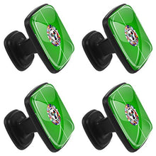 Campo da calcio con logo palla Pomelli per Porta Set di 4 Pomelli per Mobili Manopole per Cassetti Cucina Armadio Vetro