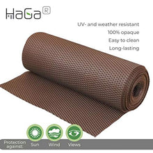 Haga® Rattan sintetico per terrazze, balconi, balconi e terrazze, 0,9 m di larghezza, merce al metro
