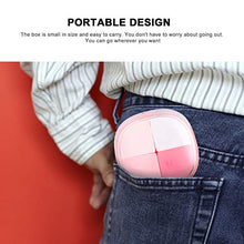 DOITOOL Contenitore per pillole da viaggio portatile in plastica mini contenitore per pillole sigillato creativo a 4 scomparti portapillole
