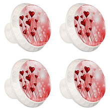 Maniglie per cassetti Manopole per cassetti Manopole rotonde Confezione da 4 per armadietto, cassetti, cassettiere, cassettiere ecc. cuore