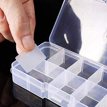 BGSFF Portapillole da Viaggio Portatile per Tablet portapillole Trasparente e visibile 10 Trasparente