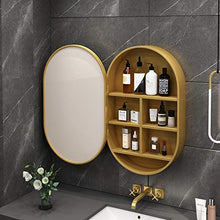 PULLEY - Armadietto per il bagno con luce multiuso da parete con specchio da parete, armadietto da cucina, organizer salvaspazio da 50 x 80 cm (dimensioni: con luce)