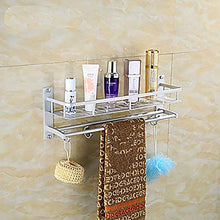 LFK Mensole Bagno Argento Bianco/Rettangolare/Asciugamano/Appendini/Bagno Rack Multi-Layer/Cool Contemporary/Modern Aluminum 1pc