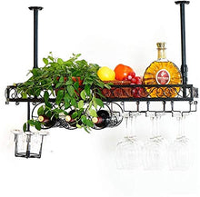 Classico Wine Rack Wine Glass Rack Hanging Upside Down Nero MULTISIZE Calice Rack Living Room Bar Decoration