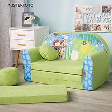 Z16 bambini divano richiudibile divano letto divano Mini divano 3-in-1 Set con + poltrona per bambini e cuscino per sedia + materasso