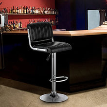 IKAYAA Sgabello Da Bar, Set 2 Sgabelli Cucina Moderni In Pelle Con Girevole Piedistallo Regolabile In Altezza Sedie Per Pesante